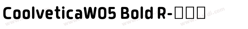 CoolveticaW05 Bold R字体转换 CoolveticaW05 Bold R字体转换